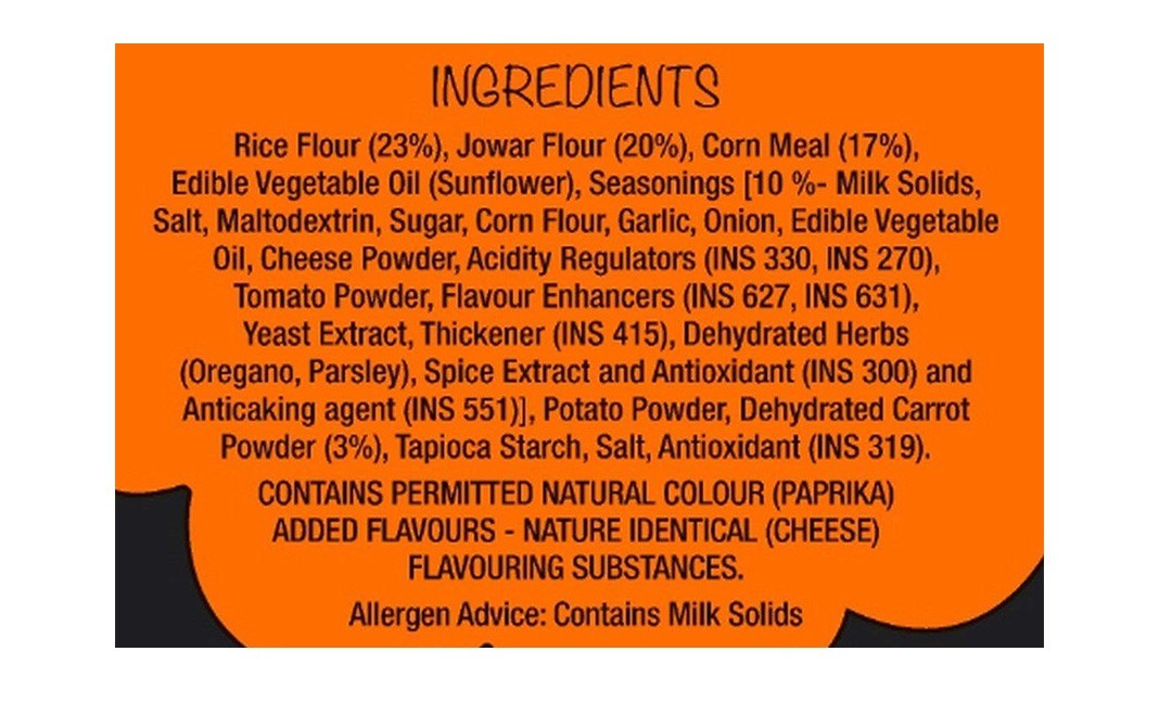 Too Yumm Cheese & Herbs Veggie Stix   Pack  60 grams